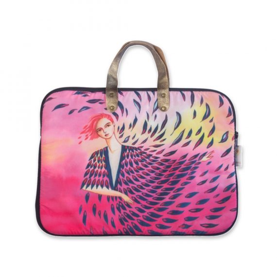 Porta notebook mujer con alas