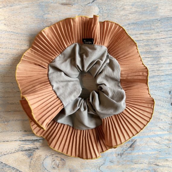 plain Scrunchie mostaza